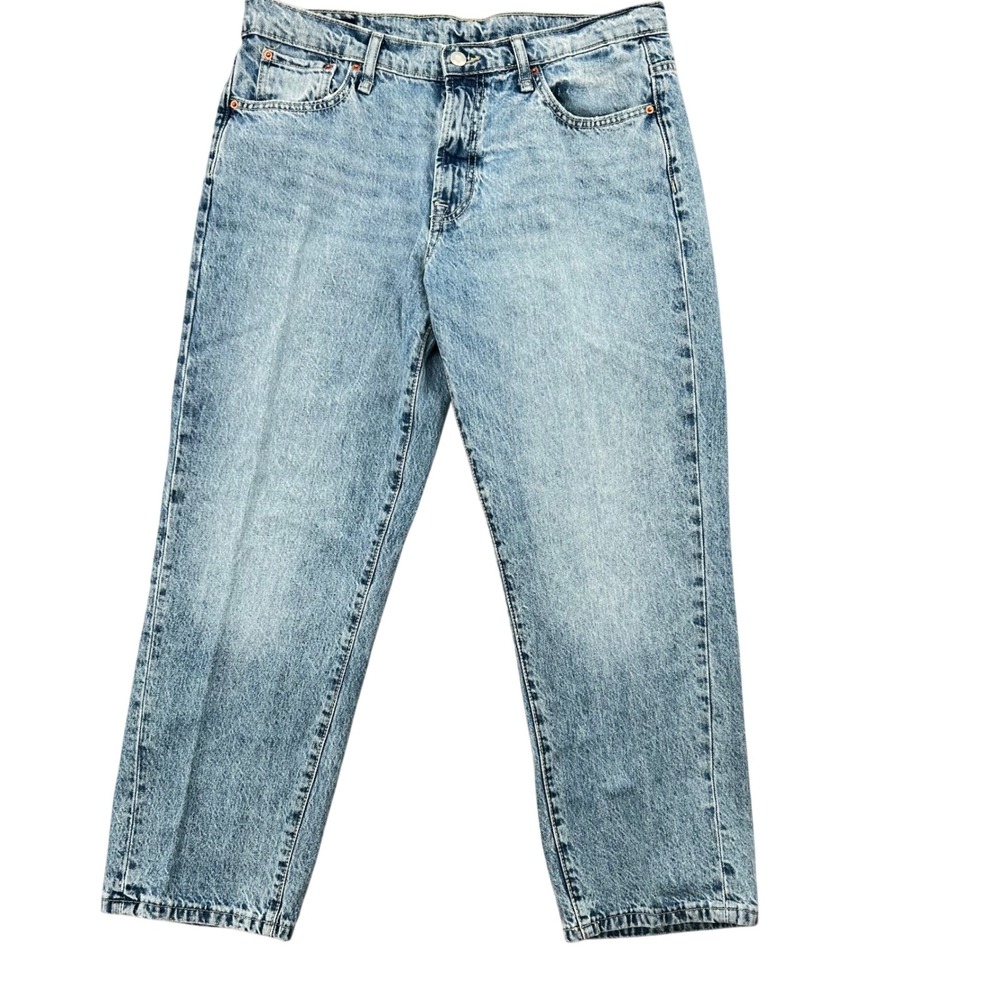 Zara Womens Light Wash Straight Leg High Rise Denim Jeans Size‎ 10 EUR 42